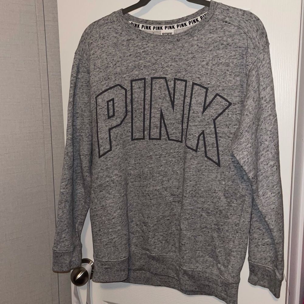 VS PINK CREW NECK SWEATSHIRT